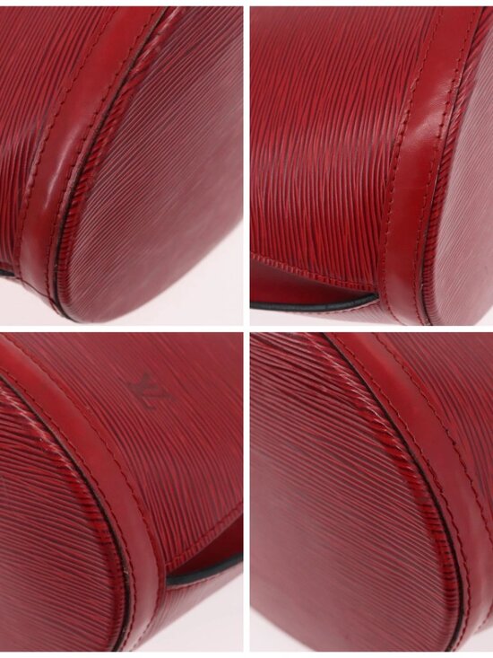 LOUIS VUITTON Epi Cluny Shoulder Bag Red M52257 LV Auth ka3024 - Picture 14 of 16